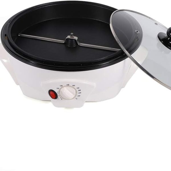 Coffee Bean Roaster: Home-Use Electric Roasting Equipment with Timer Function; Dual-Purpose Machine for Roasting Peanuts and Beans; 110V, 800W
